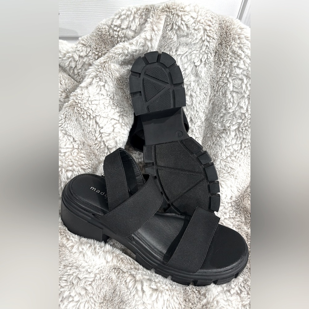 Madden Girl Black Sandals